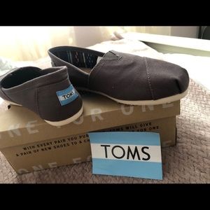 Brand New Toms, with box and sticker